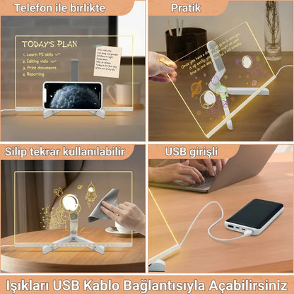 Glowora™ - Sihirli Yazı ve Çizim Tahtası